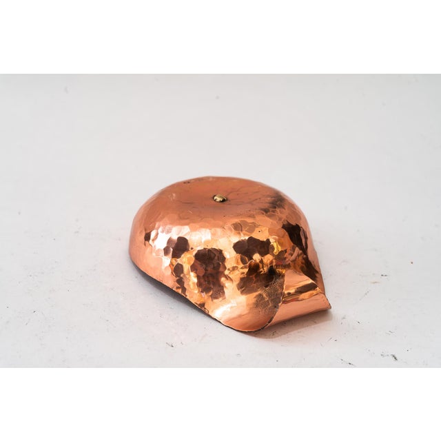 Vintage Art Deco Copper Candleholder, 1920s For Sale - Image 4 of 8