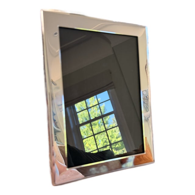 Tiffany Stirling Silver Picture Frame 5 X 7 For Sale
