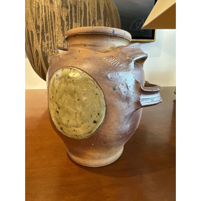Brown La Borne Vase in Stoneware by Pierre Digan, 1970s For Sale - Image 8 of 11