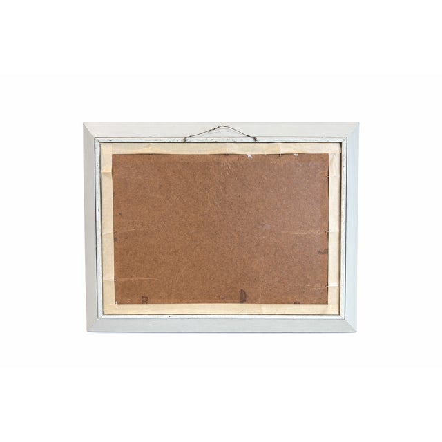 A charming 1967 floral still life oil painting by Mary Black, signed and dated on the reverse. This mid-century...