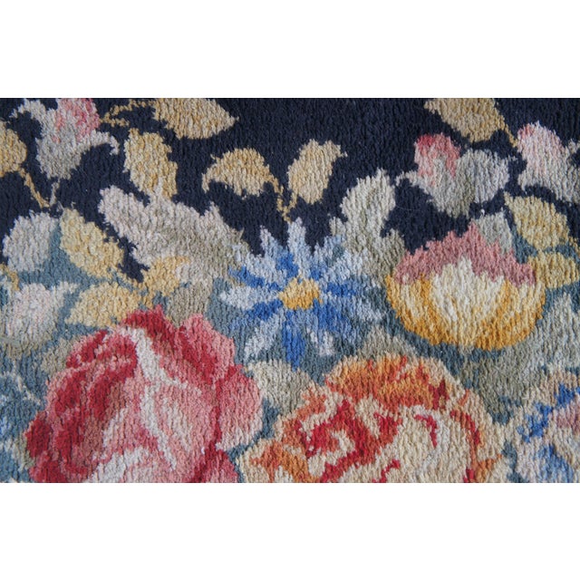 Karastan Decorette Floral Bouquet Modern Oval Area Rug Mat 60" For Sale - Image 11 of 14