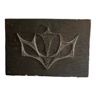 Vintage 1970's String Art Signed Louie For Sale