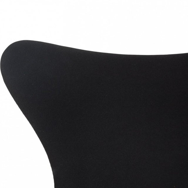 Vintage Egg Chair in Black Fabric by Arne Jacobsen, 2000s For Sale - Image 4 of 13