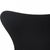 Vintage Egg Chair in Black Fabric by Arne Jacobsen, 2000s For Sale - Image 4 of 13