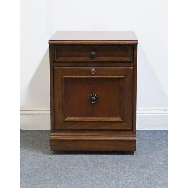 Contemporary Hooker Furniture Cherry Traditional Contemporary 18" File Cabinet For Sale - Image 3 of 12