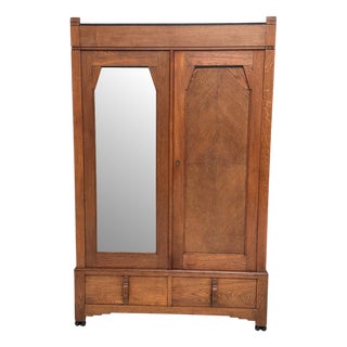 Art Deco Amsterdamse School Wardrobe, 1920s For Sale