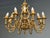 Baroque, Scroll Form Chandelier, Dore Bronze, France, 19th/20th Century For Sale - Image 4 of 17