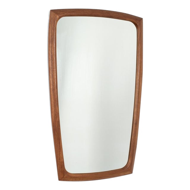 Danish Teak Mirror For Sale