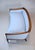 French Directoire Style Sofa, Hand Carved Cherry, Light Blue For Sale - Image 14 of 18