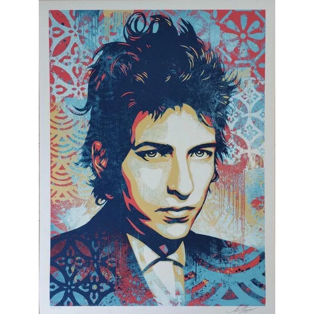 Shepard Fairey (Obey Giant), A Hard Rain's A-Gonna Fall, 2025, Silkscreen For Sale - Image 7 of 7