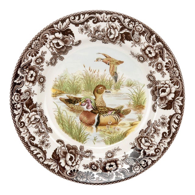 Spode Woodland Salad Plate 8", Wood Duck For Sale