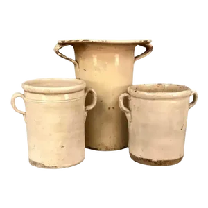 Set of Three Italian Chiminea Pots