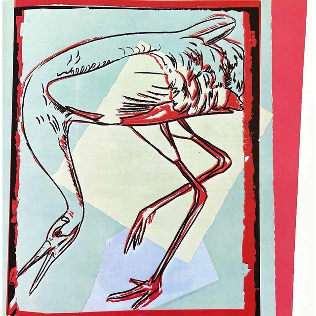 Title: Whooping Crane Artist: Andy Warhol Country: USA Medium: Offset print Marks: Not signed or numbered nor framed Paper...