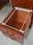 2010s English Yew Wood Brown Leather Top 3 Part Desk For Sale - Image 5 of 18