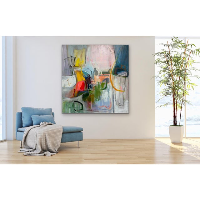 Contemporary Abstract Original Oil Painting For Sale In Atlanta - Image 6 of 11