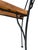 Mid 20th Century Rustic Modern Iron & Live Edge Wood Dining Chair – Industrial Artisan Style For Sale - Image 4 of 7
