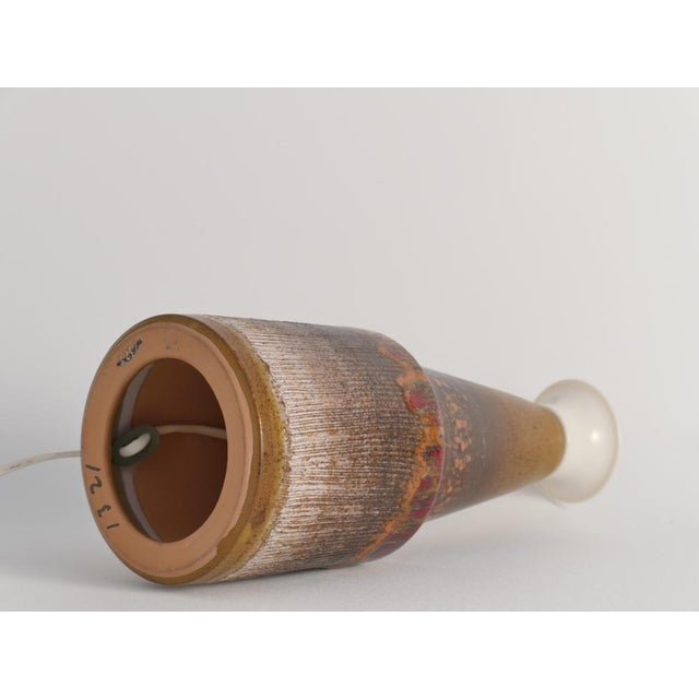 Modern Brutalist Ceramic Table Lamp from Tilgmans, Sweden, 1960s For Sale - Image 10 of 14