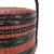 Chinese Red and Black Lacquer Wedding Basket With Handle, Mid-20th Century For Sale - Image 12 of 16