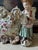 Vintage Rococo Revival Porcelain Musician Jardinière & Candelabrum — Set of 2 For Sale In Louisville - Image 6 of 10