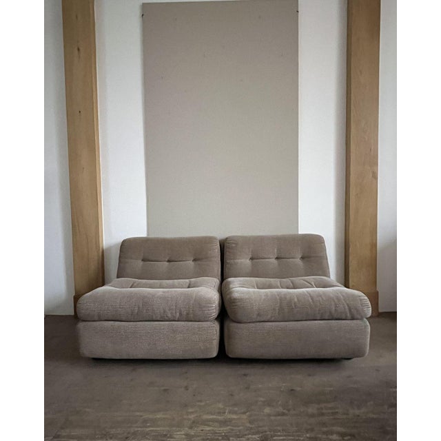 Modular Sofa by Mario Bellini for B&B Italia, 1974, Set of 2 For Sale - Image 12 of 18