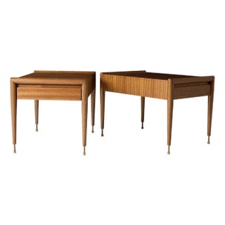 1950s Mahogany End Tables by John Keal for Brown Saltman - 3 available For Sale