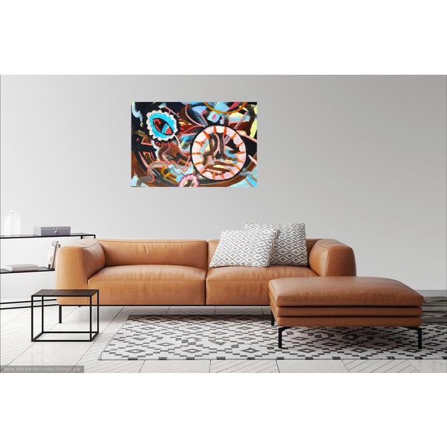 Martha Holden s the artist of this Oil on canvas painting. An exciting blend of shapes and fusion of colors. The artist...