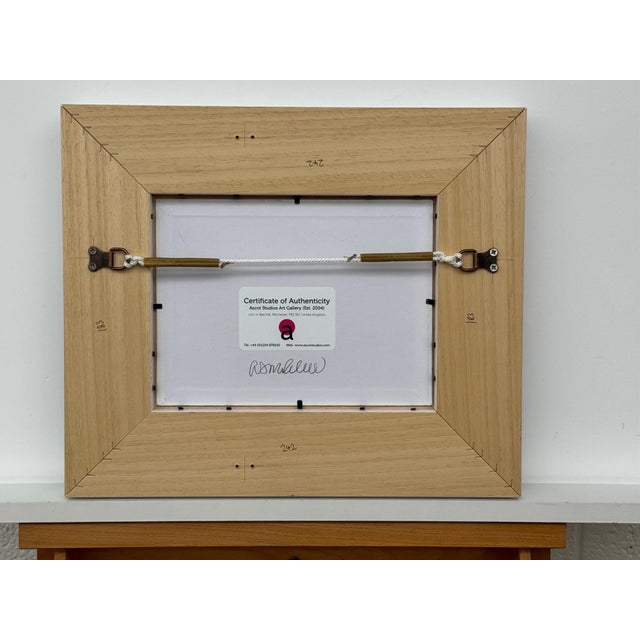 Angela Wakefield Violet Reflections at Dusk - Miniature Art by Contemporary British Artist 2025 For Sale - Image 4 of 12