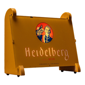 Vintage Heidelberg Beer Lighted Countertop Display Sign