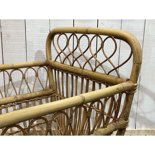Rattan Baby Bed, 1960s For Sale - Image 8 of 12