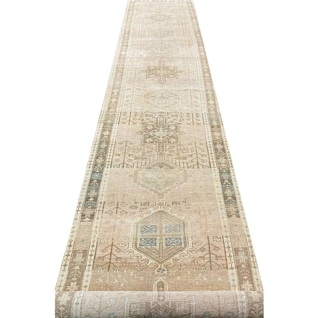 Textile 1970s Vintage Old Persian Karajeh Runner Rug 3x17 For Sale - Image 7 of 10