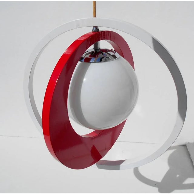 Space Age Italian Pendant Lamp, 1960s For Sale - Image 3 of 7