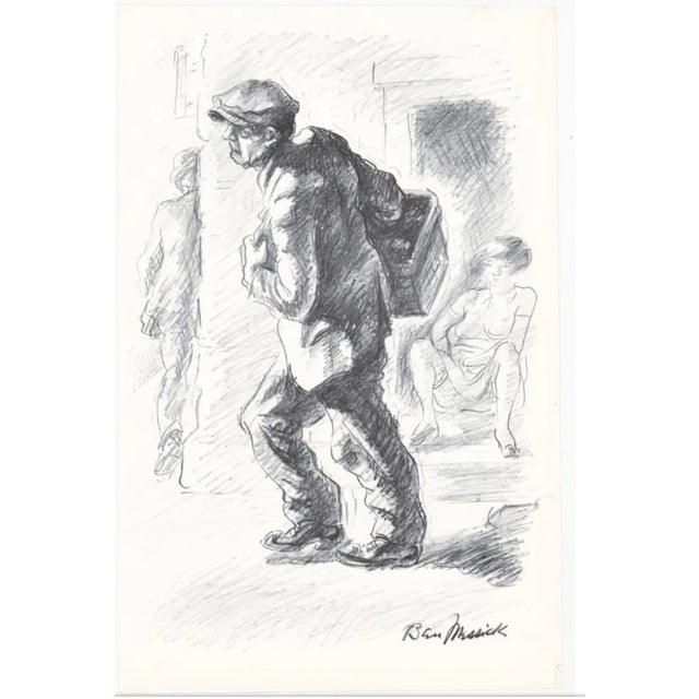 Born in Missouri, Ben Messick (1891-1981) spent his career in California and was a master printmaker.