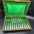 Late 20th Century Mother of Pearl Handled Dessert Serviced for 6 w/ oak box English Manor - 12 pcs For Sale - Image 10 of 11
