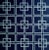 Free Spirit Designer Vicki Payne Safy-010 Blue Chinoiserie Chippendale Fretwork Lattice Trellis Fabric- 9.9 Yards For Sale