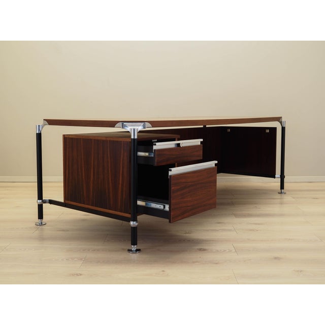 Italian Rosewood Desk by Ico & Luisa Parisi for Mim Roma, 1970s For Sale - Image 12 of 18