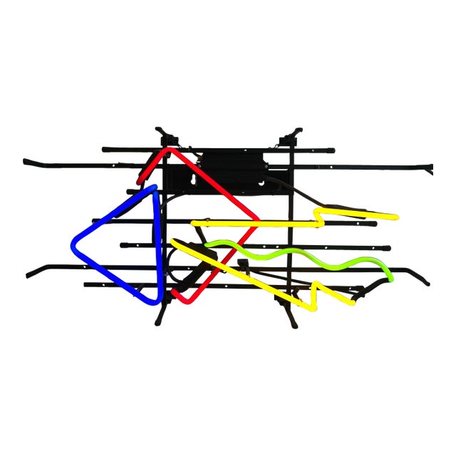 Contemporary Neon Arrow Sign For Sale
