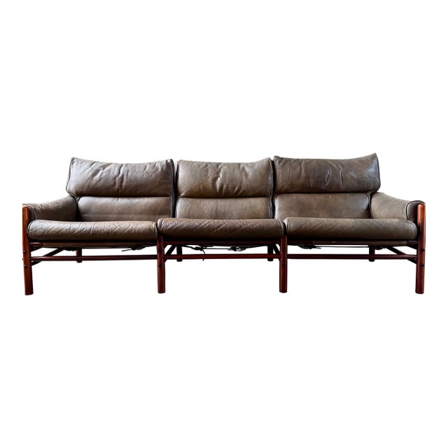 1960s Attributed to Arne Norell Swedish Kontiki Sofa MCM For Sale
