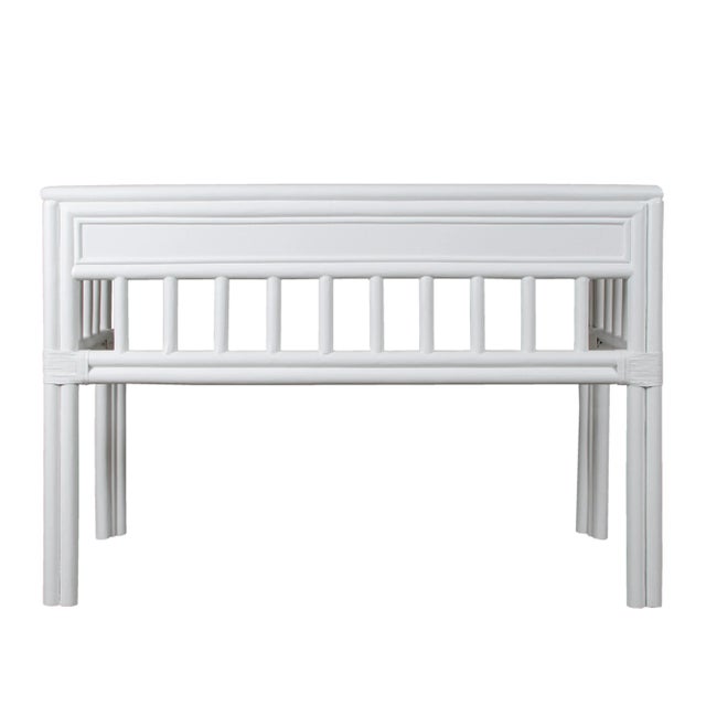 Wood Colony Desk, White For Sale - Image 7 of 7