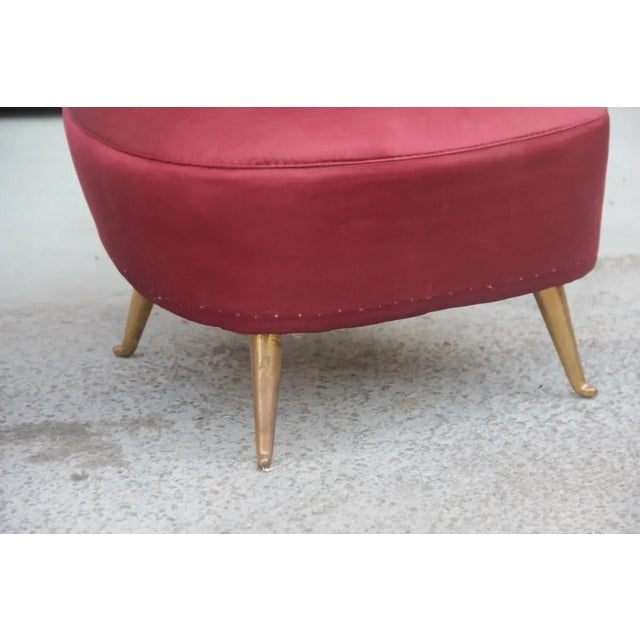 Set of Mid-Century Italian Armchairs from ISA Bergamo, 1950s For Sale - Image 12 of 13