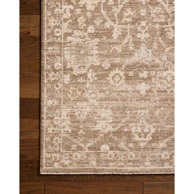 2020s Chris Loves Julia x Loloi Palma Brown / Earth 9'-6" x 13'-1" Area Rug For Sale - Image 5 of 8