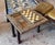 Vintage Marquetry Wood and Mother of Pearl Inlay Folding Game Table For Sale - Image 4 of 10