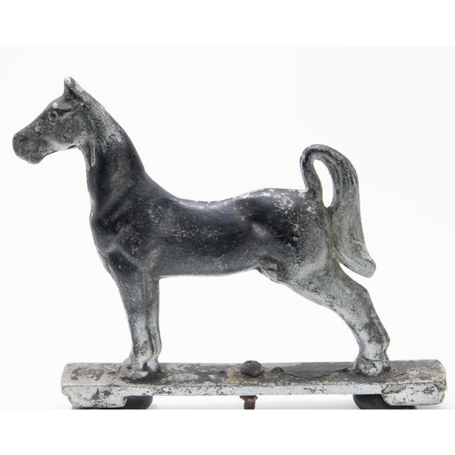 Rustic Leaded Equestrian Mailbox Topper For Sale - Image 3 of 8