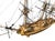 Alan Burghart Scale Model of HMS Rose 1757 Wooden Ship Display Case Handmade For Sale - Image 10 of 17