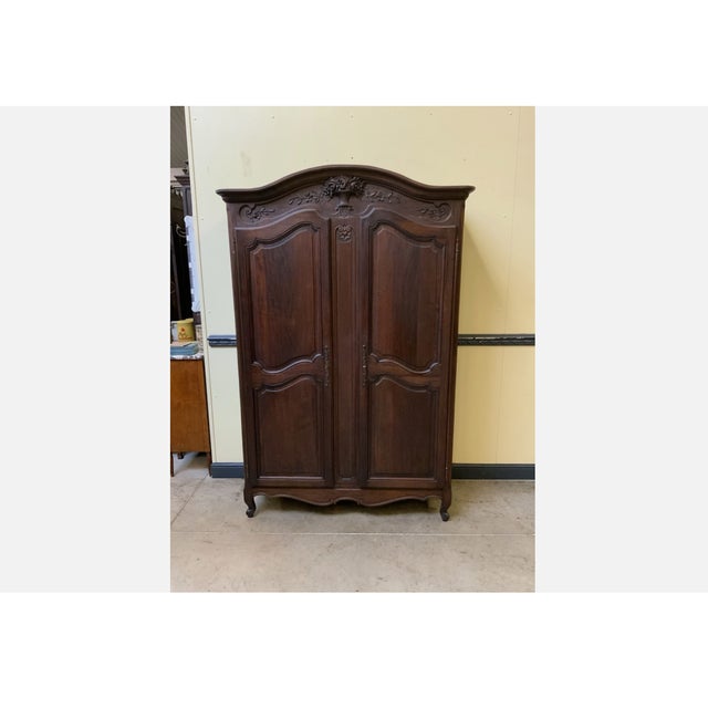 Antique Art Nouveau Linen Cupboard, 1910 For Sale - Image 9 of 9