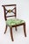 19th Century Set of 4 Regency Klismos Chairs With Gold Leaf Accents- For Sale - Image 4 of 8
