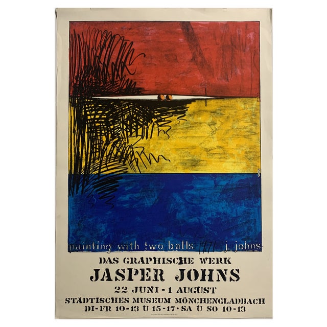 Jasper Johns, Painting with Two Balls, 1971, Poster For Sale