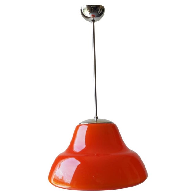 Mid-Century Modern Glass Pendant Light by Stefan Tabery, Czechoslovakia, 1960s For Sale - Image 10 of 10