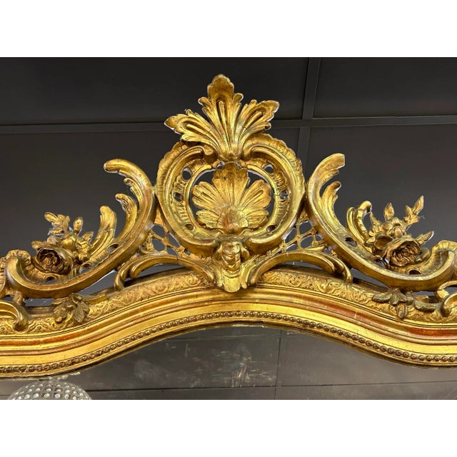 Early 19th. C. French Gilt Mirror For Sale - Image 4 of 10