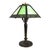 Arts & Crafts Pittsburg 8-Panel Slag Glass Table Lamp Signed C1920 For Sale - Image 6 of 10