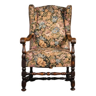 Gründerzeit Wing Chair, Late 19th Century For Sale